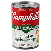 Vista 12 de Campbell's Sopa condensada de fideos de pollo con un 25% menos de sodio, lata de 10.75 onzas (paquete de 5)