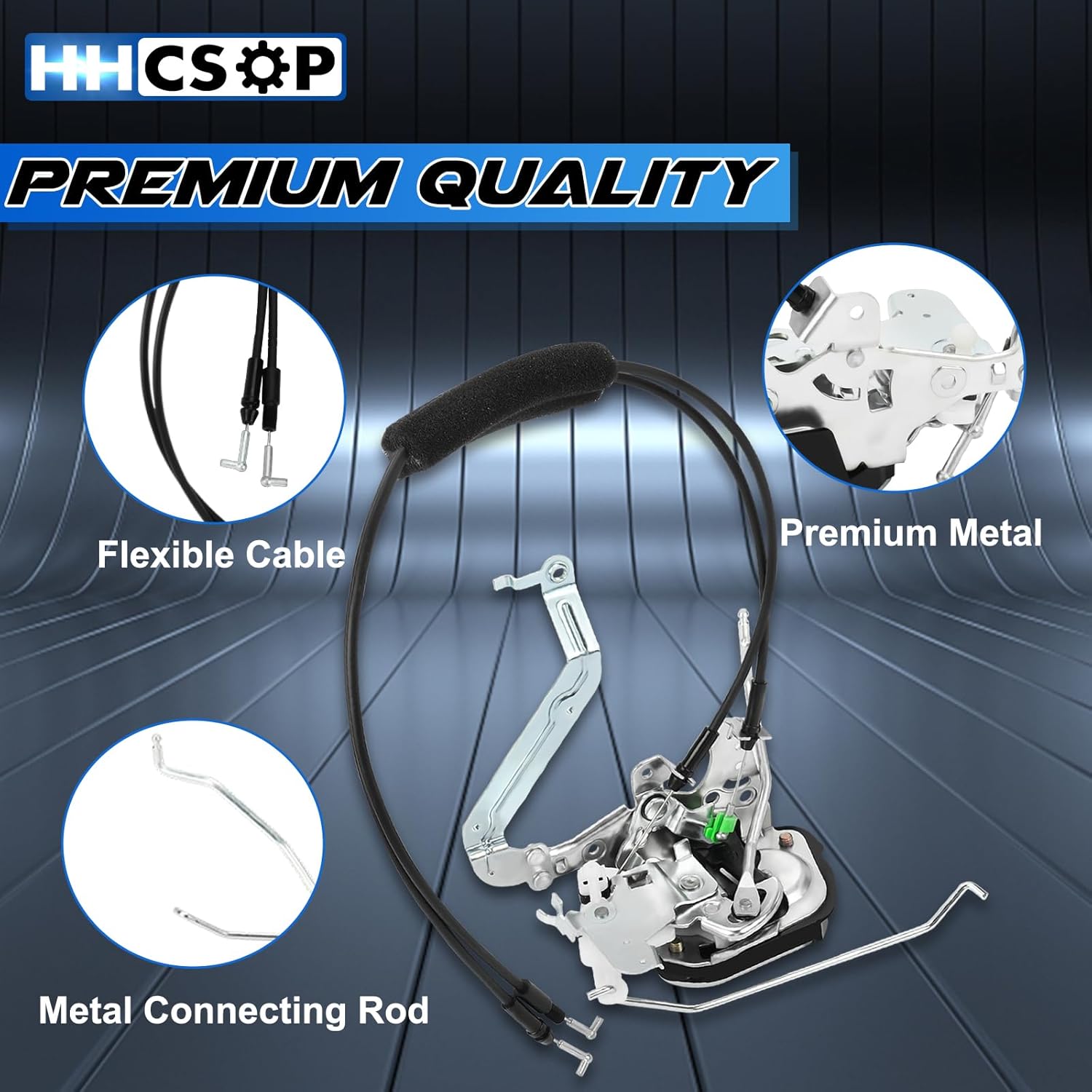 Front Left Driver Side Door Lock Latch Actuator Replacement for 2001 2002 2003 2004 2005 2006 2007 Toyota Sequoia, 2005 2006 Tundra Double Cab Replace# 69304-0C010
