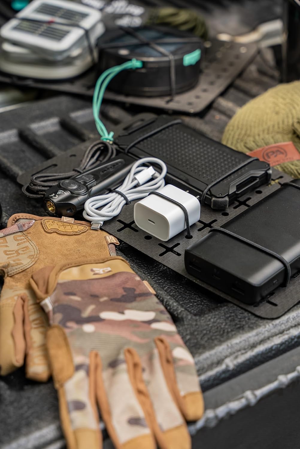 NEOMAG Plus Up Panel – Made in America | EDC Panel Organizer Kit with Locks, Cord & Hook & Loop Wrap | Compatible Alias System