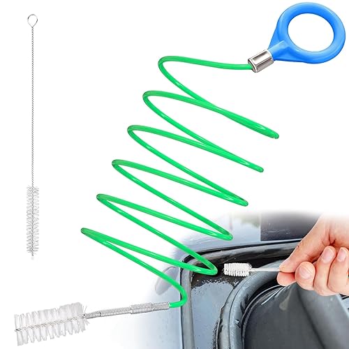 Auto Sunroof Cleaning Tool, 78 Inch Long Flexible Pipe Brush,