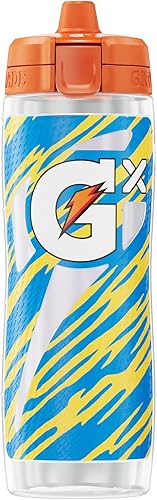 Gatorade Gx NFL - Botellas antideslizantes para apretar, sistema de hidratación Gx y cápsulas concentradas de bebidas deportivas Gx