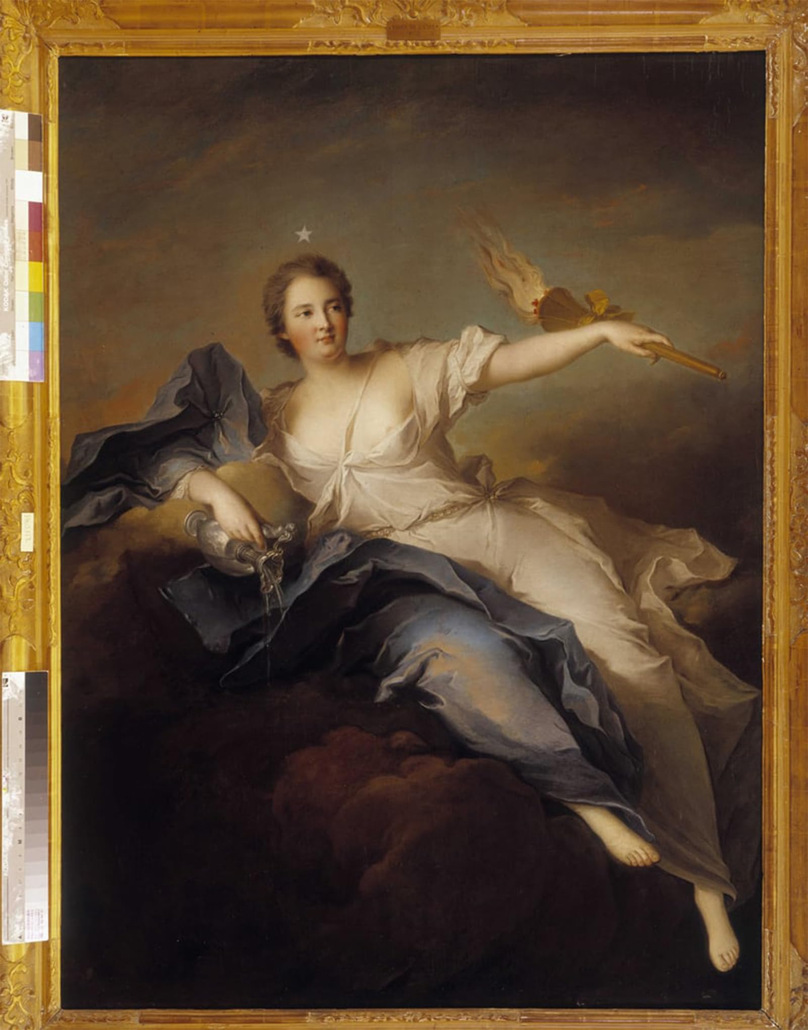 Portrait de Madame de Châteauroux Toile Peinture Jean-Marc Nattier - 5