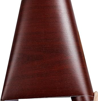 Self Adhesive Vinyl Mahogany Wood Contact Paper for Kitchen Cabinets Shelves Drawer Cupboard Counter Top Table Desk Furniture Door Wall Decal Sticker 24"X117"