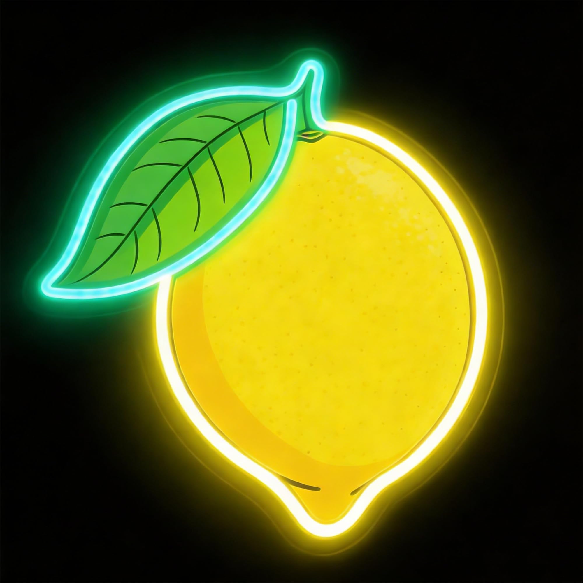 Lemon LED Sign,Cute Lemon Neon Sign Decorations,Fruit Light up Signs Hanging Wall Art Lamp for kitchen Bar Club Party Fruit Shop Restaurant Bedroom,5V USB Powered,Dimmable Design