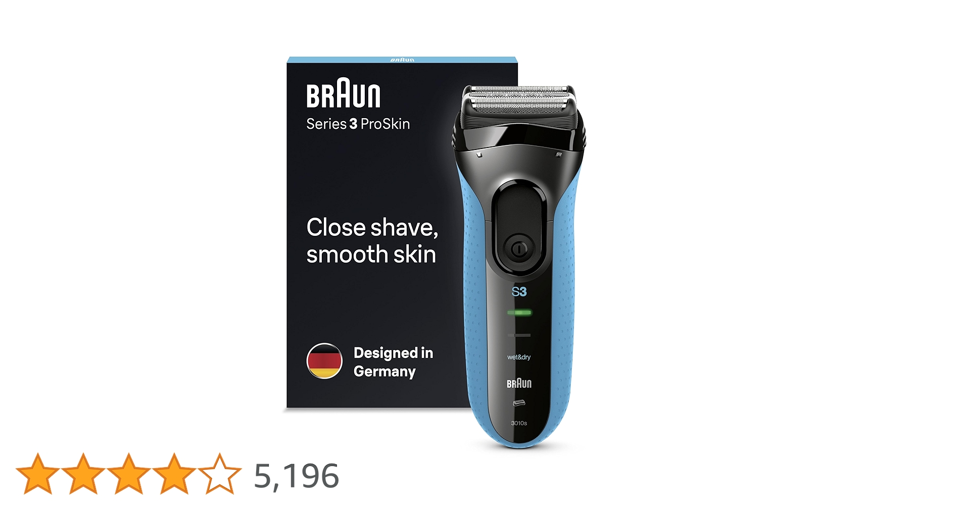 Amazon | Braun Series 3 ProSkin 3010s 電気シェーバー 充電式