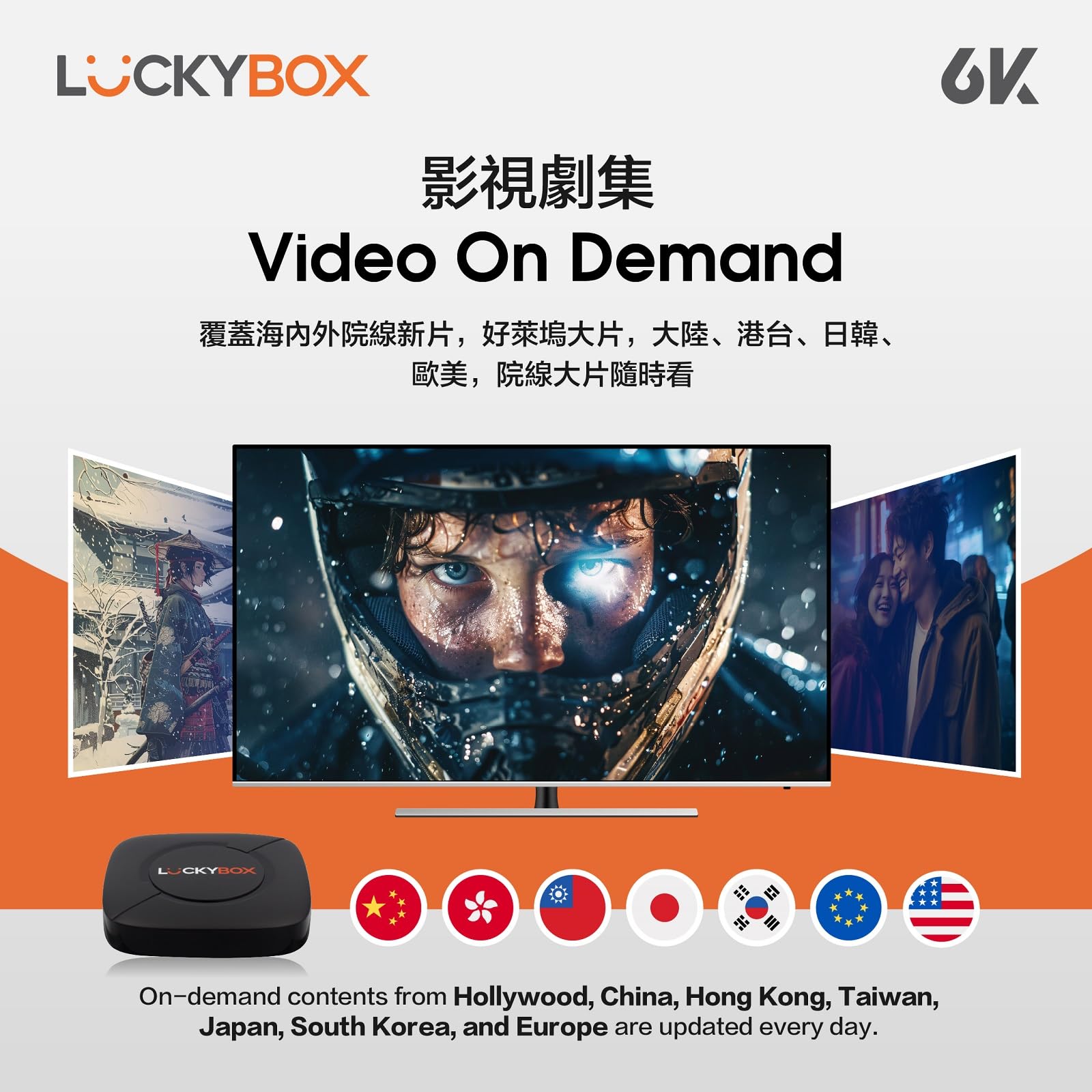 Amazon.com: LUCKYBOX Chinese TV Box 2025 中文電視盒子海外华人网络