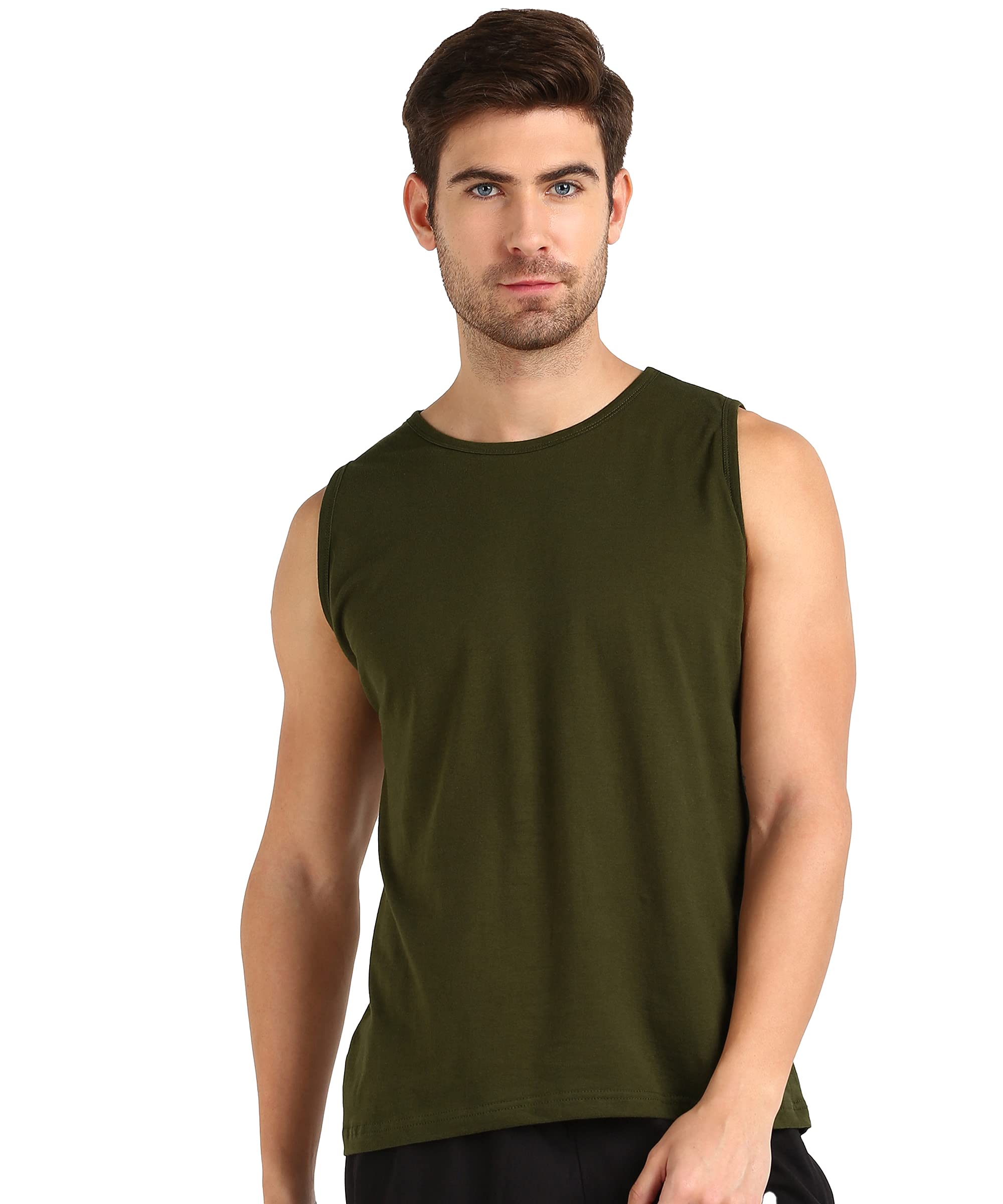 Men Vest Cotton Workout Wear Gym Vest