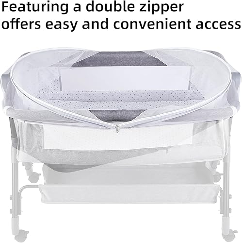 Miniatura 2 de Mosquitera para cuna de bebés para mantener a los insectos, insectos, gatos fuera, cuna para niños pequeños, cama de noche, red de seguridad con