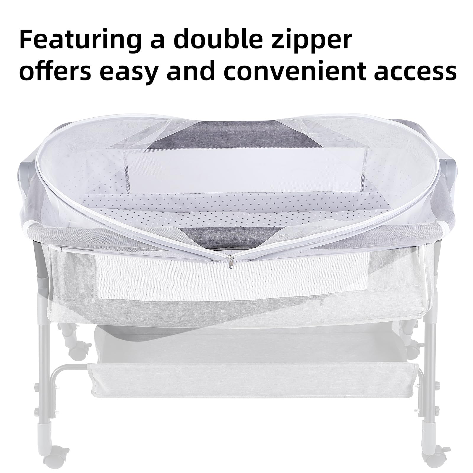 DUSHARKFUN Bassinet Cover Mosquito Net For Babies