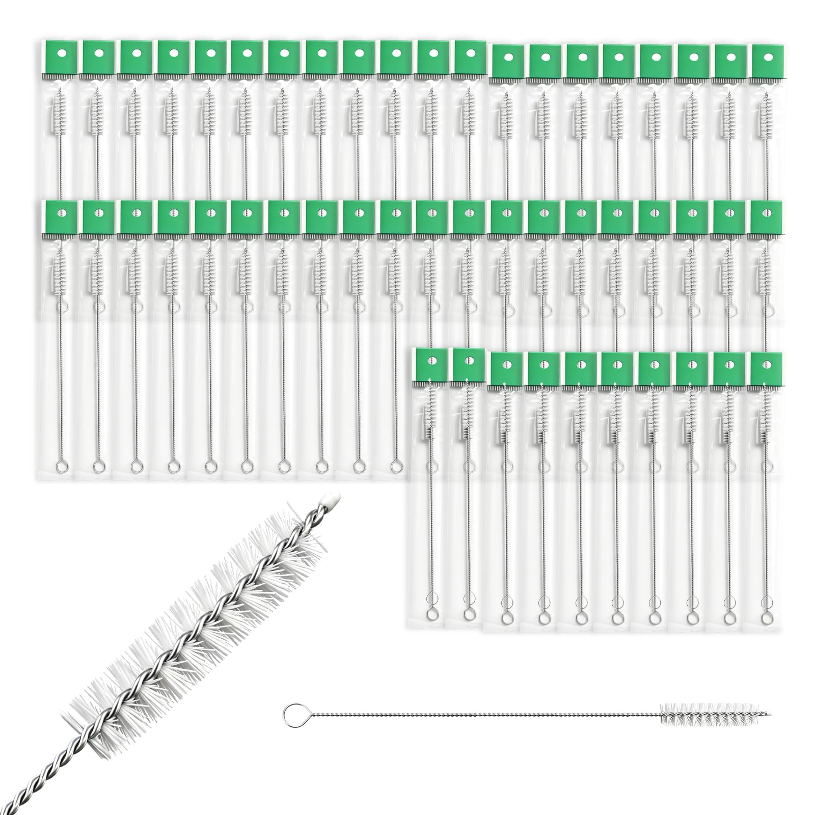 Brosse de nettoyage pour tracheotomie haut de gamme en nylon souple 10 mm