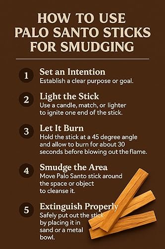 Miniatura 3 de Varillas de incienso de madera sagrada Palo Santo de Perú, para purificar, limpiar, meditar. 100% natural y sostenible, cosechado silvestre, paquete