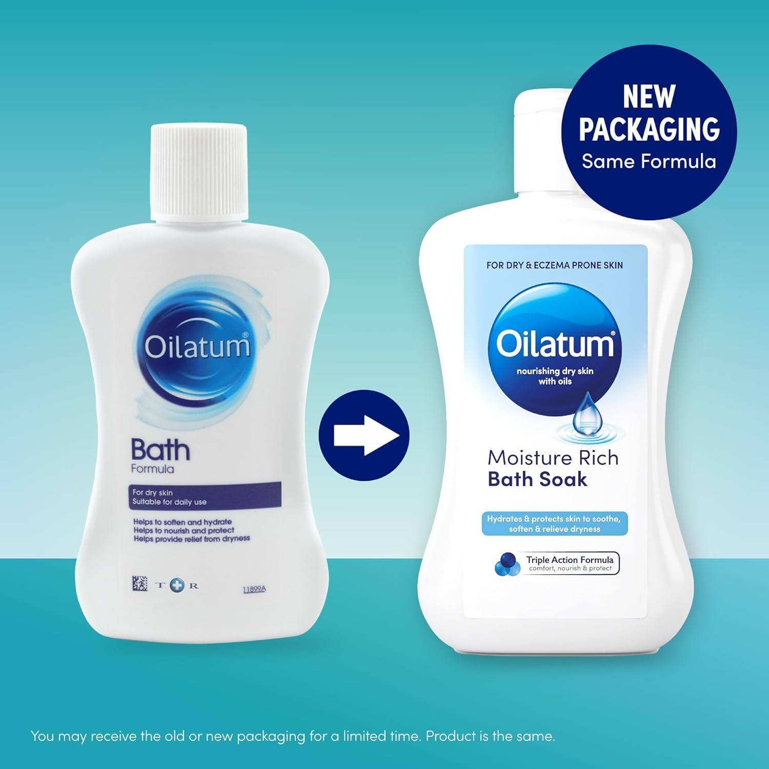 Oilatum Bath Formula 300ml, for Itchy Irritating Dry Skin Conditions - Image 2