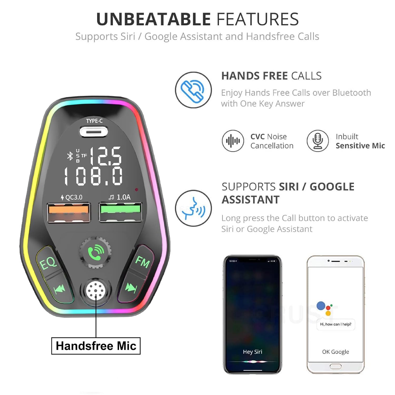 ModishOmbre UNMO18 Hands-Free Operation