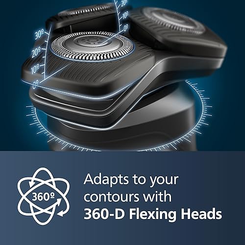 Miniatura 5 de Philips Shaver Series 5000 S589825 rasuradora para hombre Máquina de afeitar en seco y húmedo con soporte de carga