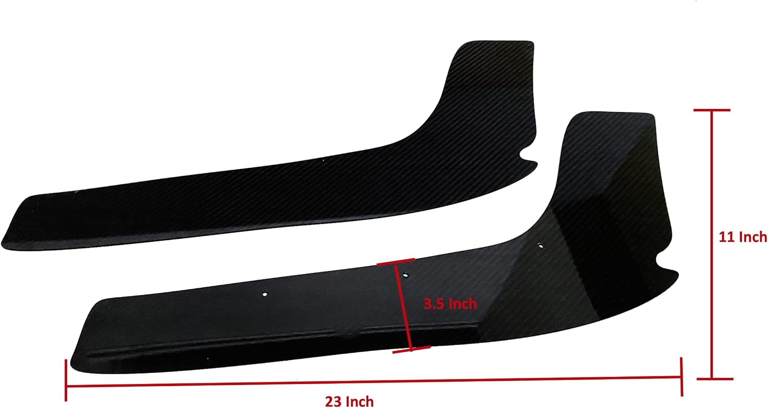 Carbon Fiber Rear Bumper Extension Splitters Diffuser Fits BMW 2013-2018 3 series F30 335i 340i 328i 330i 7