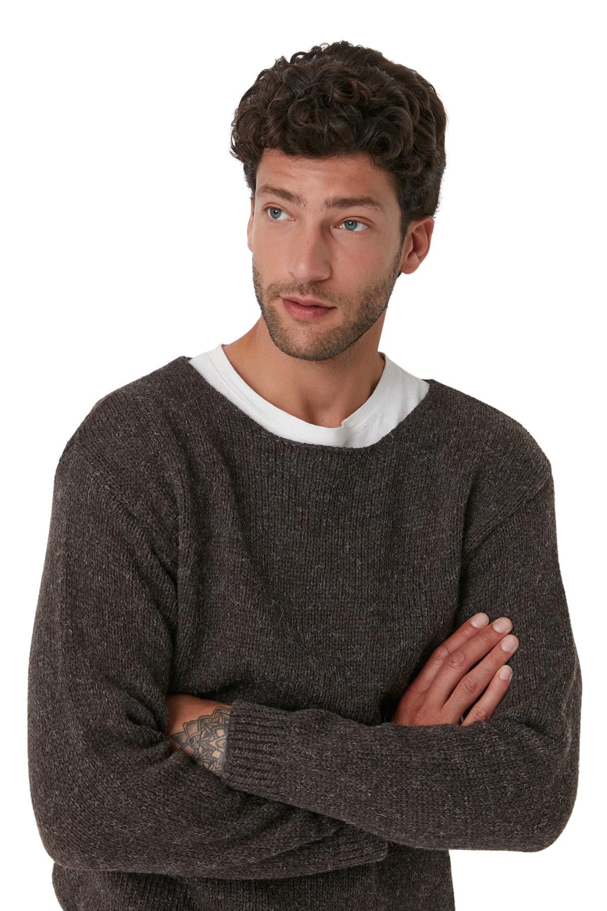 Trendyol Sweater - Beige - Oversize