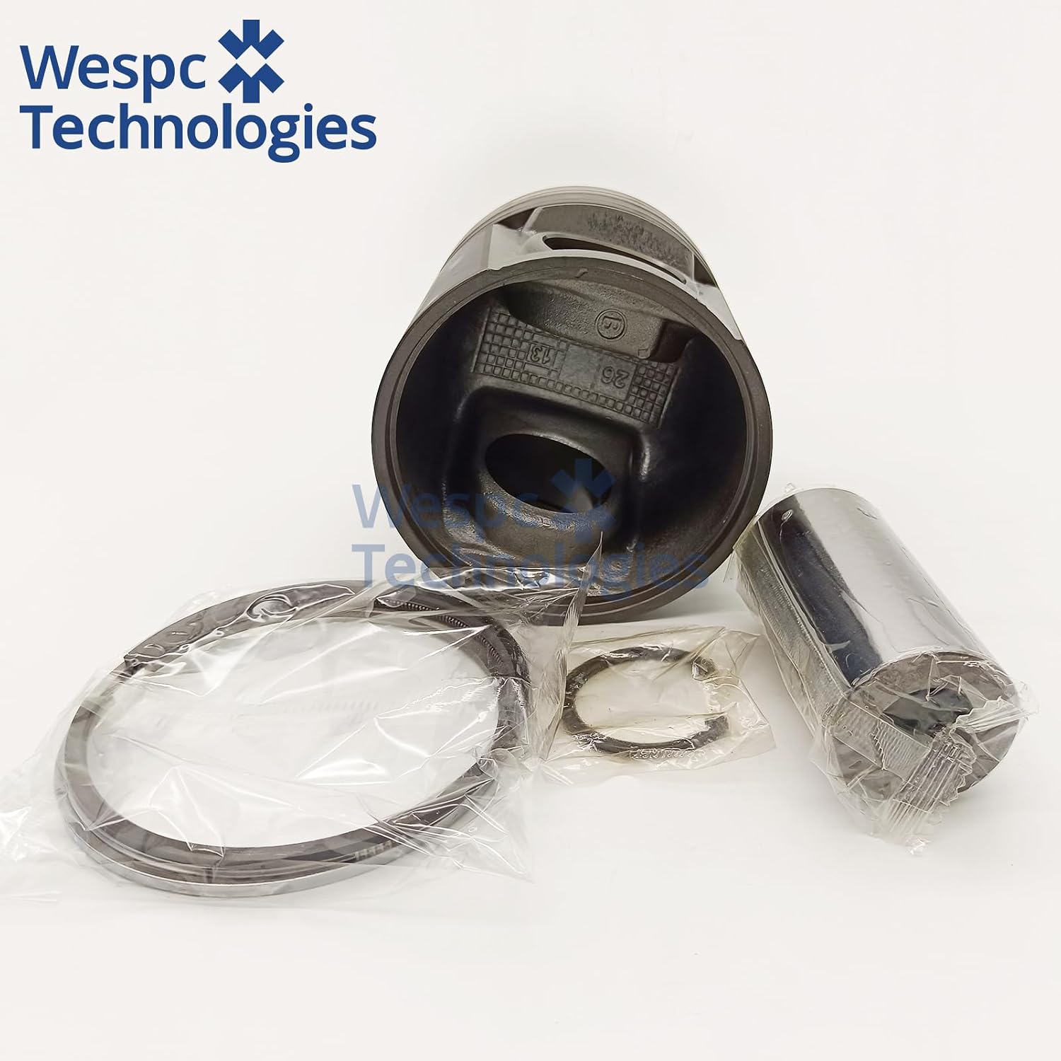 WESPC T400413 Piston Ring Kit Fits Perkins Engines – Durable Standard Size Engine Rebuild and Repair Component