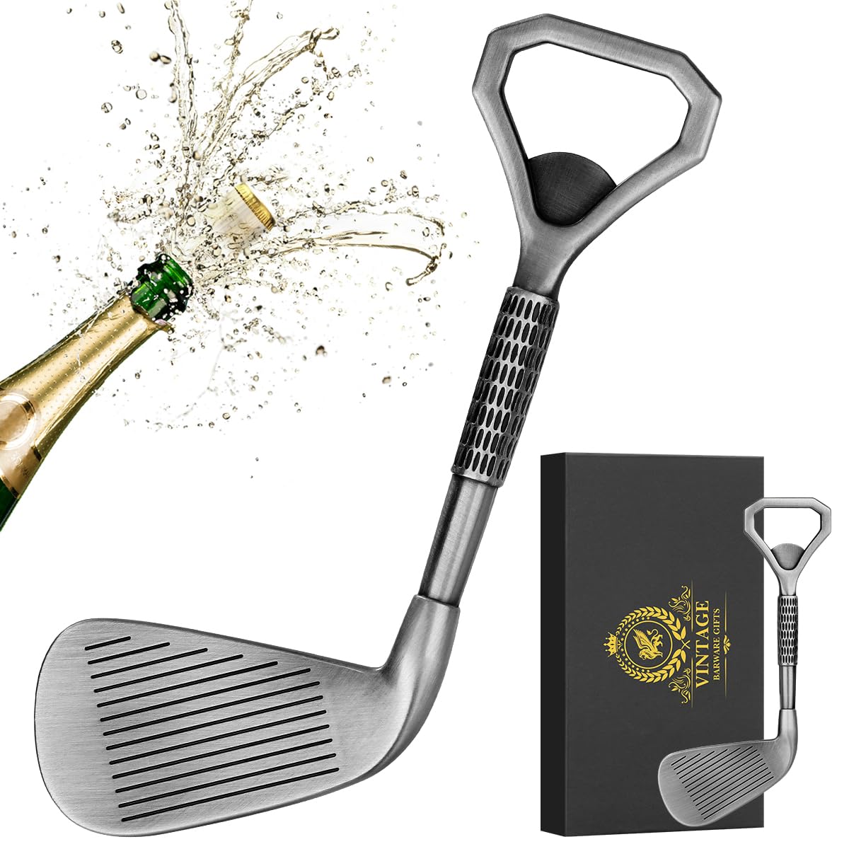 MR.BARWARE Golf Club Bottle Opener – Golf Gifts for Him, Dad, Men