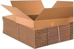 BOX USA 24x24x4 Office Supply Storage Boxes: Your Solution for Organization and Protection