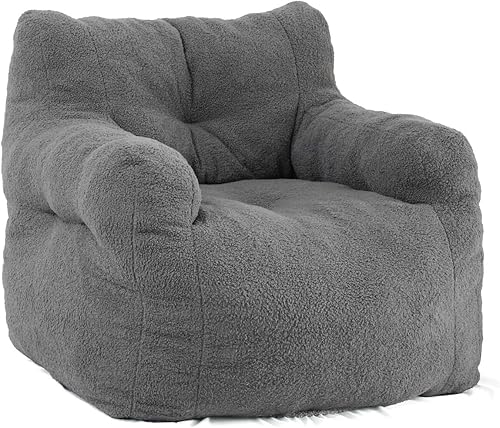 Miniatura 12 de Recaceik Giant Beanbag Chair, Huge Fluffy Faux Fur Bean Bag Lazy Sofa with Filler, Ultra Soft Bean Bag Chair for Adults, Comfy Cozy Beanbag Chair