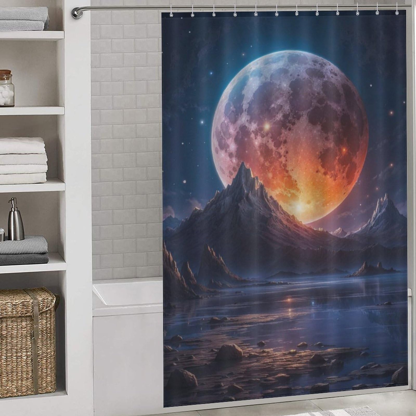 Rideaux de bain Majestic Full Moon pour sublimer le style de votre appartement