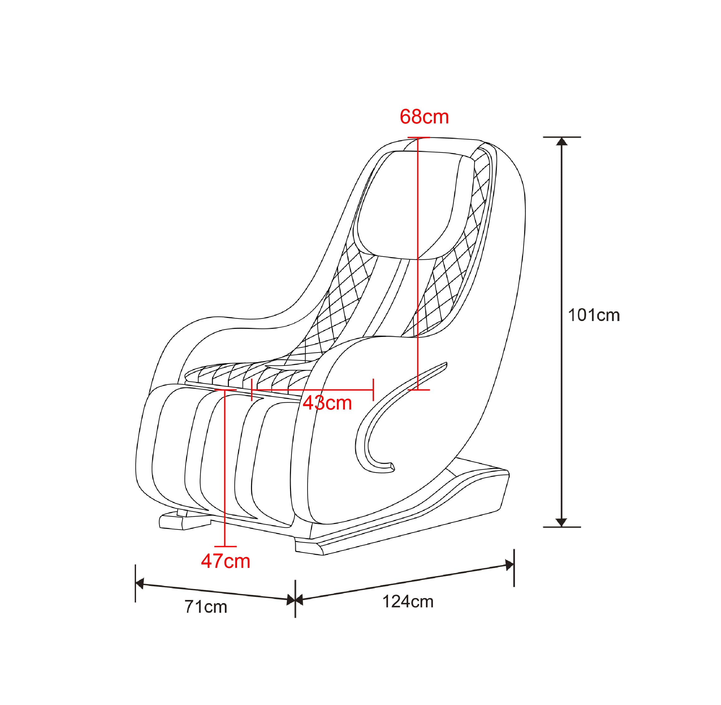 Sanotechnik® Sillón de masaje de lujo, color negro, gravedad cero y elástico 190°, 5 modos de masaje, airbags de pie, Bluetooth, función de calefacción, número de referencia MA2603