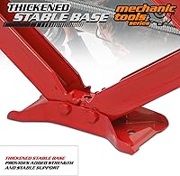Vista 9 de M-AUTO 2.5 Ton Scissor Jacks Set of 4 for Travel Trailer, 23.5 Inches Maximum Extension Travel Trailer Stabilizer Jacks with Handle, Heavy-Duty Red