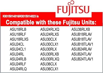 YuanKanJu Fujitsu K9315014023 Mini Split Filter 2-Pack