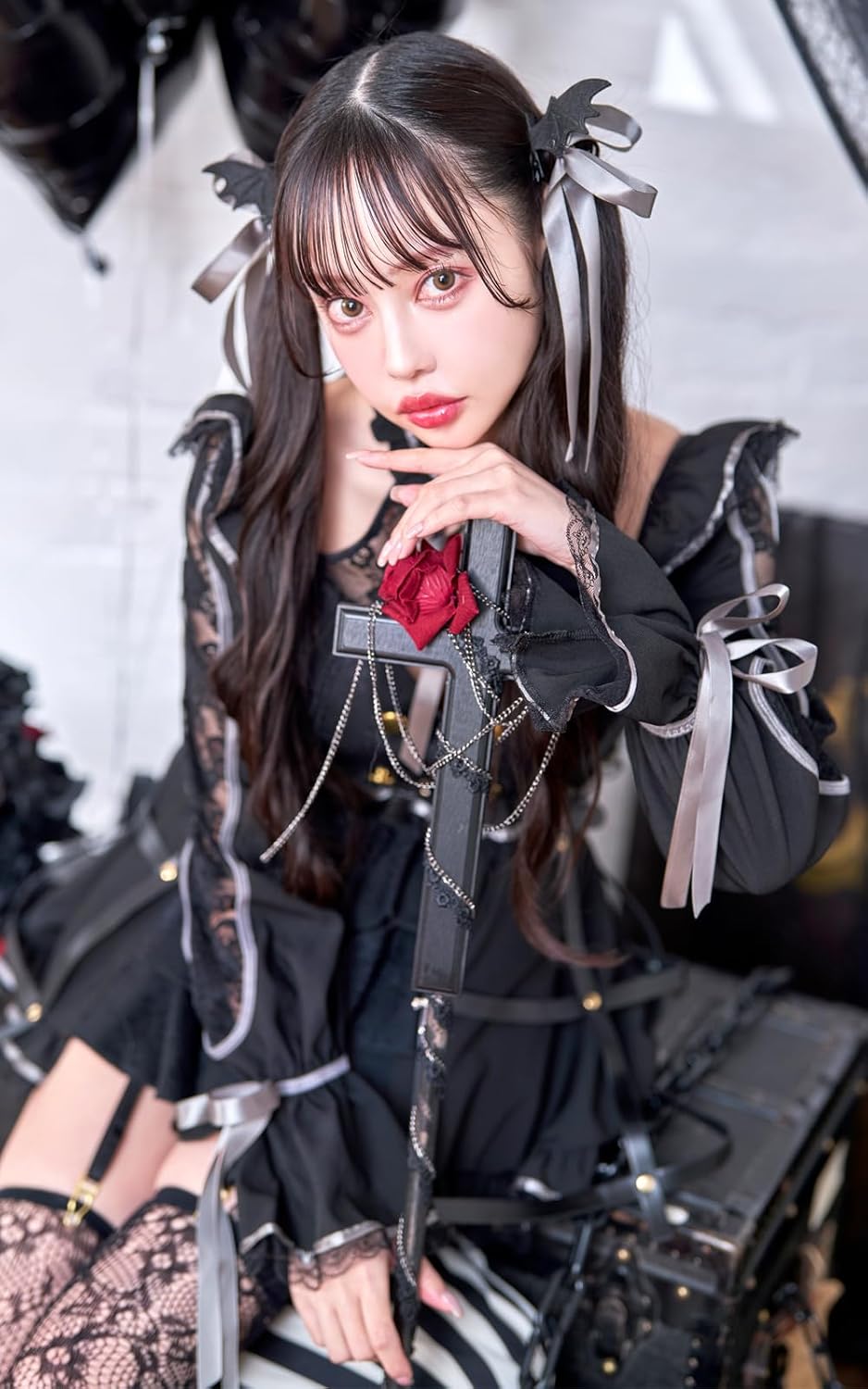 Amazon.co.jp: [Malymoon] コスプレ 悪魔 ヴァンパイア 吸血鬼 中村里