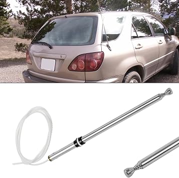 MODIGT Power Antenna Mast Compatible with Lexus RX3001999-2003,1998-2003 Toyota Harrier XU10,Replace Part Number #86337-0W030