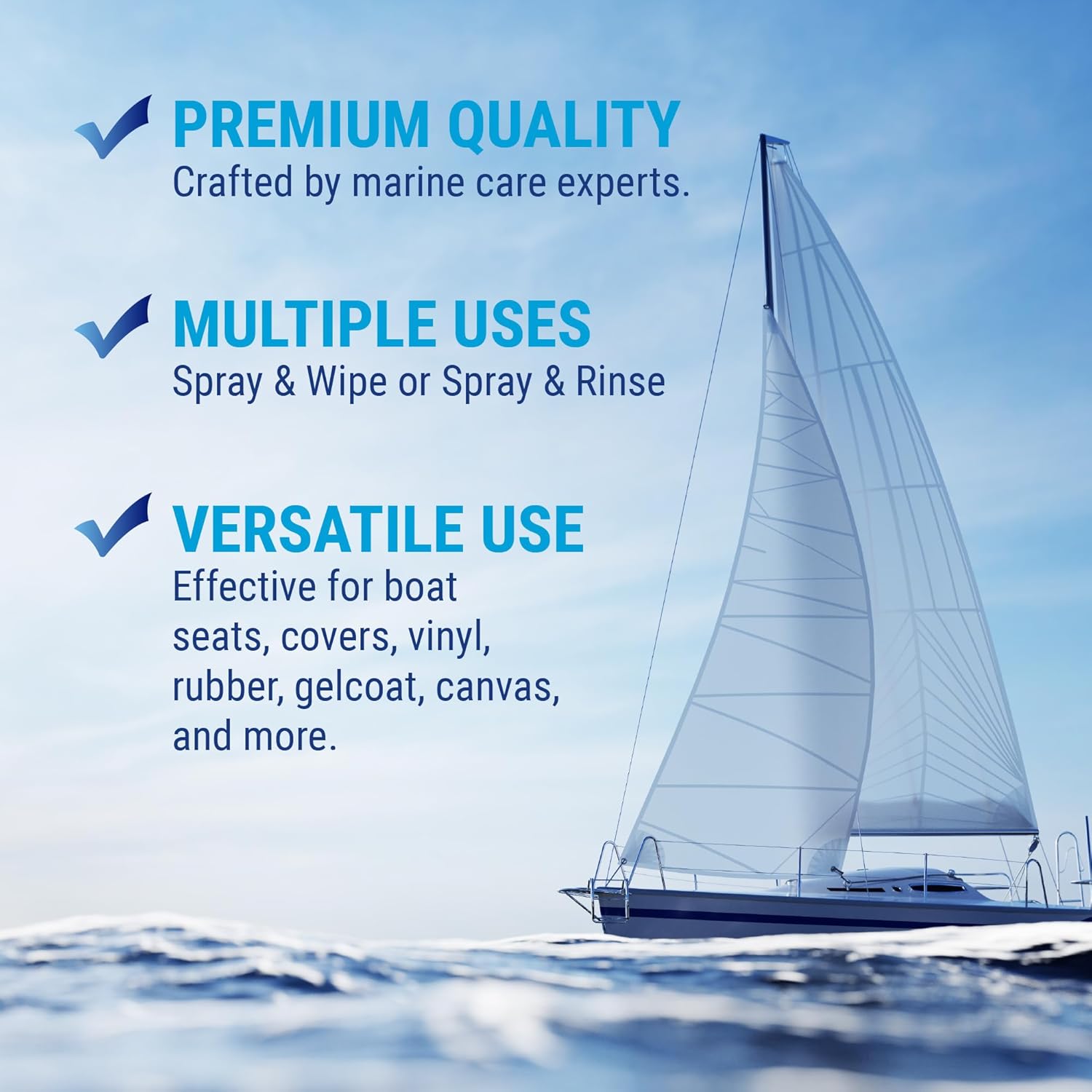Nautical One - Xtreme Stain Remover | Non-Bleach Spray for Boat Interior & Exterior (128 oz)
