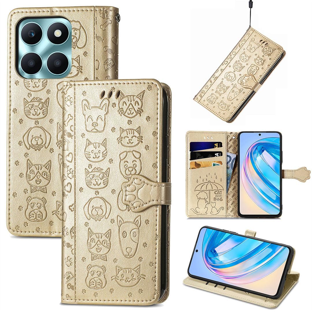 BAILI Animali Cover per Honor 80, Chiusura Magnetica
