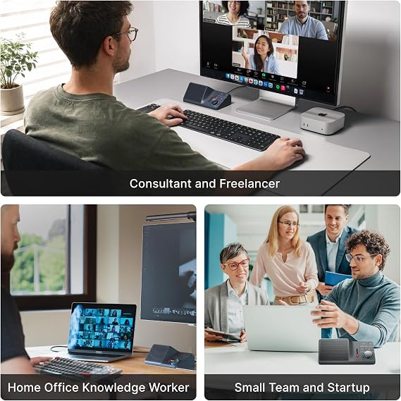 HiDock H1 Lite Conference Speakerphone with AI Transcriptions & Summaries