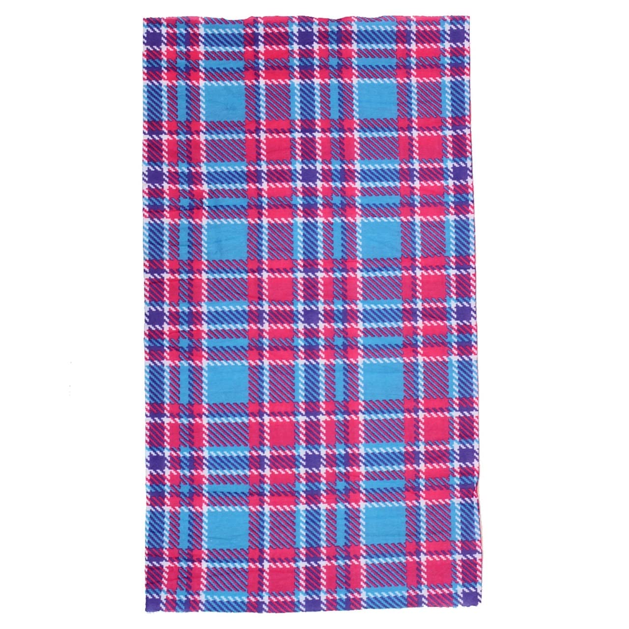 International Insignia Women's Pink And Blue Insignia Souvenirs Scottish Tartan Multiway Snood Unisex