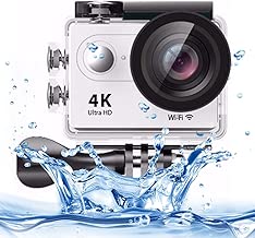 CHENZZYUAN FOR FOR H9 4K Ultra HD1080P 12MP inch LCD Screen WiFi Sports Camera 170 Degrees Wide Angle Lens 30m Waterproof Black Sports camera Color White CHENZZYUAN FOR FOR H9 4K Ultra HD1080P 12MP inch LCD Screen WiFi Sports Camera 170 Degrees Wide Angle Lens 30m Waterproof Black Sports camera Color White