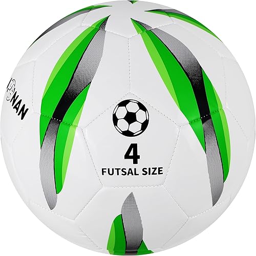 Miniatura 2 de Low Bounce Futsal Ball Size 4, Professional Indoor Soccer Ball with Reinforced Stitching & TPU Cover for Training, Games, Competition - Durable