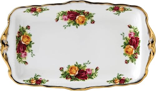 Royal Albert 15210136 Old Country Roses Bandeja para sándwich de 11-34 pulgadas