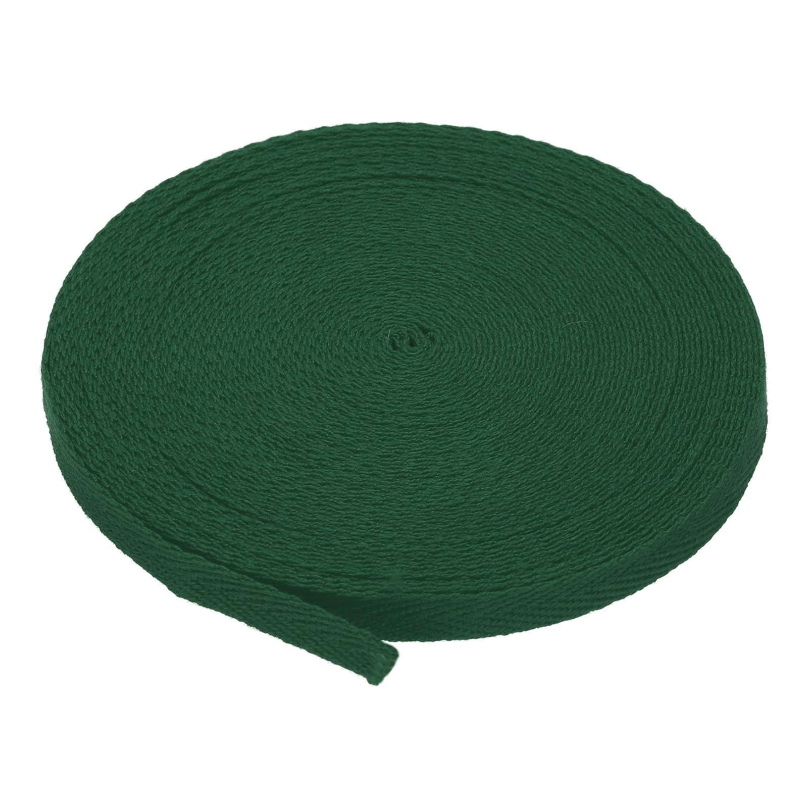 PATIKIL Cotton Twill Tape 1/4 Inch 10 Yards 100% Cotton Ribbon Bias Tape Herringbone Webbing Trim for Sewing Gift Wrapping, Army Green