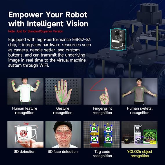 Yahboom MicroROS Robot Car Kit ROS2 SLAM Mapping Navigation