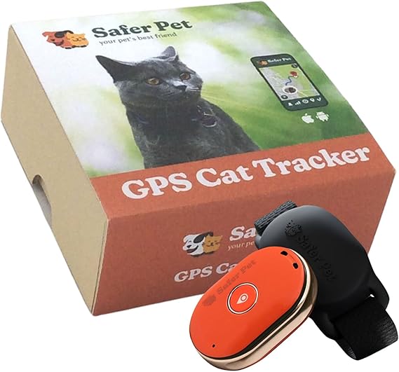 Safer Pet Cat GPS Tracker & Activity Monitor Unlimited Range UK