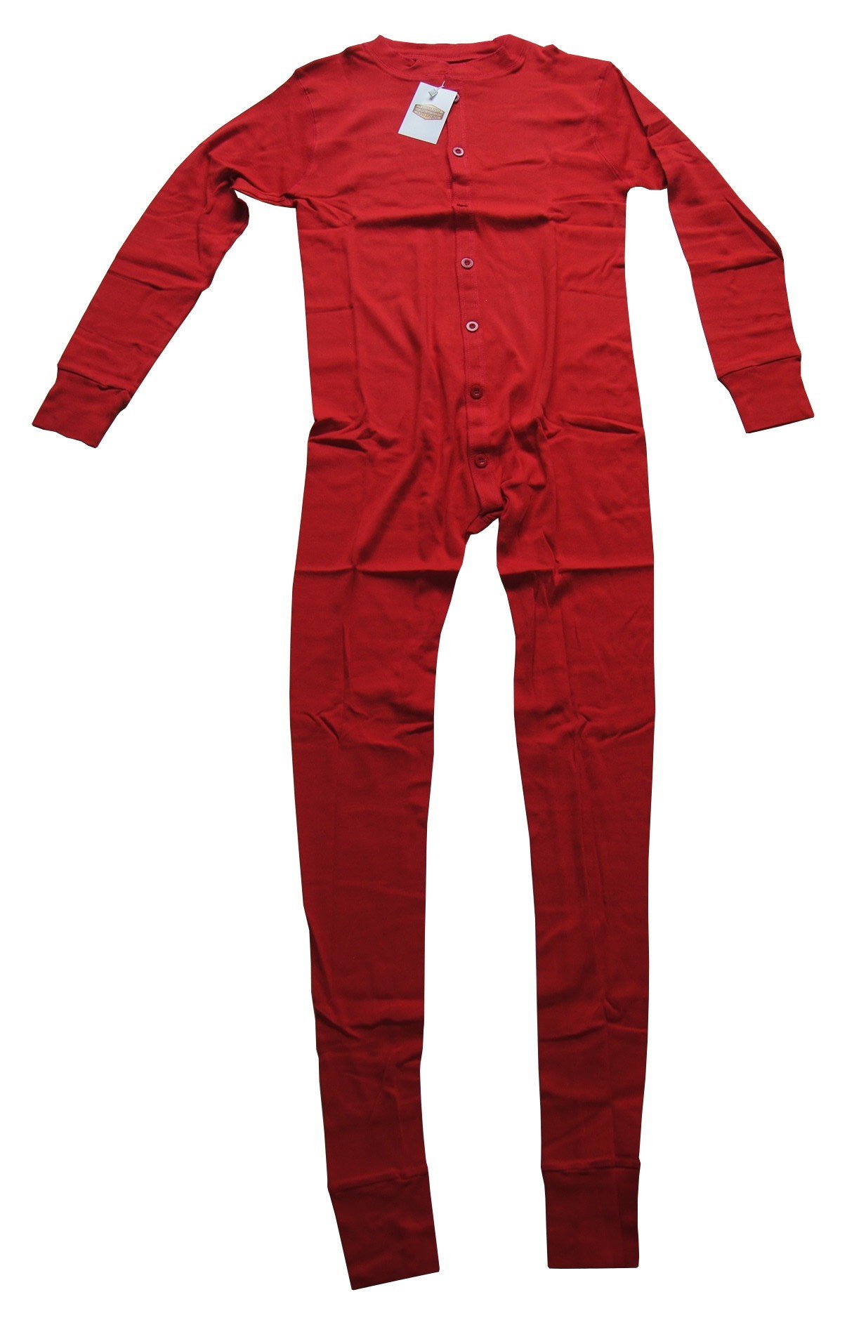 Görtrud Red Ski Underwear Long Johns Underwear For Cowboys Pyjamas Sleep Wear - Small