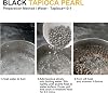 WaNaHong Black Tapioca Pearl 1KG for Bubble Tea Boba