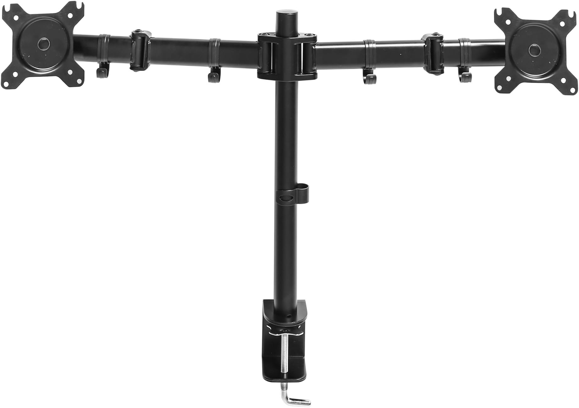 Seville Classics Airlift 360 Adjustable Desk Mount Monitor Arm, 15" x 27", Black