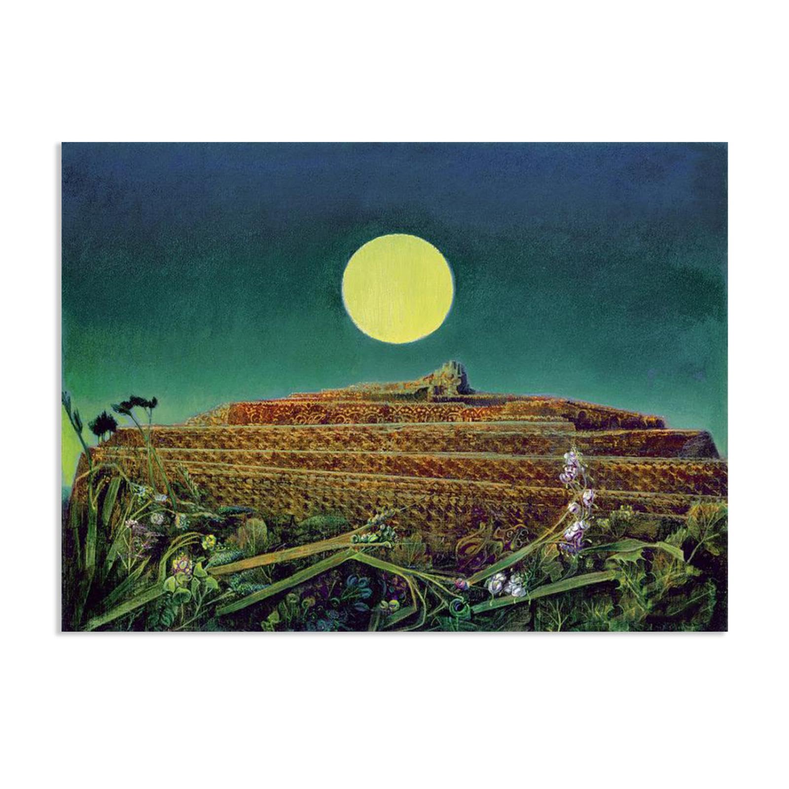MYCGGDGH Max Ernst Canvas Wall Art Reproductions of Famous Paintings The Entire City Dreamy Surrealism Poster Elegant Wall Decor for Living room bathroom 55x40cm(22x16in) poster