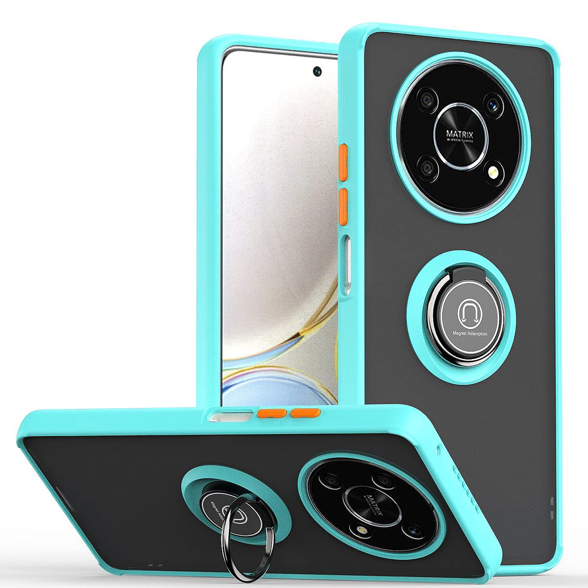 Custodia Honor Magic 4 Lite Con Anello Girevole - Cover
