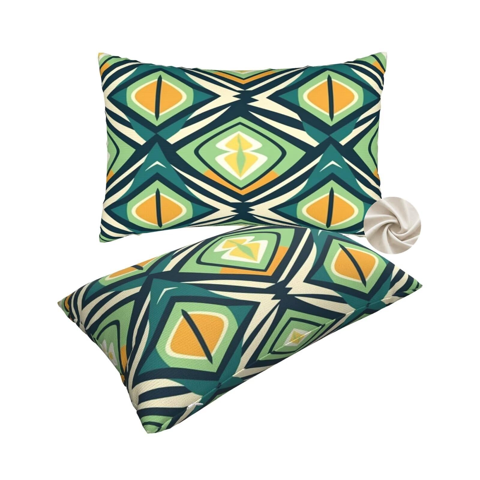 Housses de Coussin 60x90 cm Vert : Redonnez Vie à Vos Vieux Coussins de Canapé Fatigués
