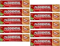 Creme Dental Algdental – Branqueador e Refrescante com Flúor, Cálcio e Bicarbonato | Previne Cáries, Protege o Esmalte e Garante Hálito Fresco | 90g – ALGSUN | Kit com 10 Unidades