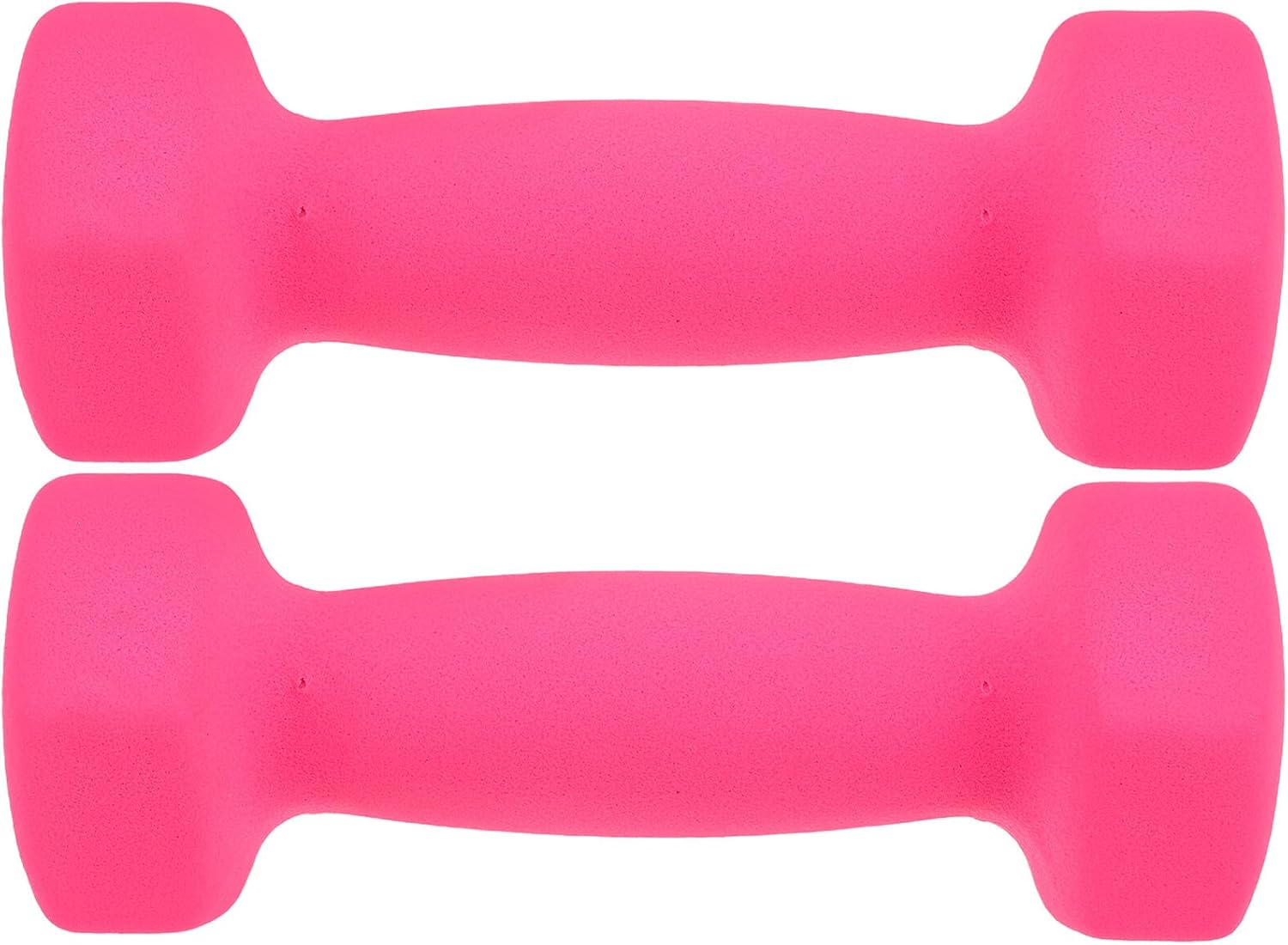 Mikinona Cast Iron Dumbbell Pair 1kg Non-slip Fitness Hand Weights for Men and Women Home Workout Strength Training Arm and Shoulder Exercise Equipment