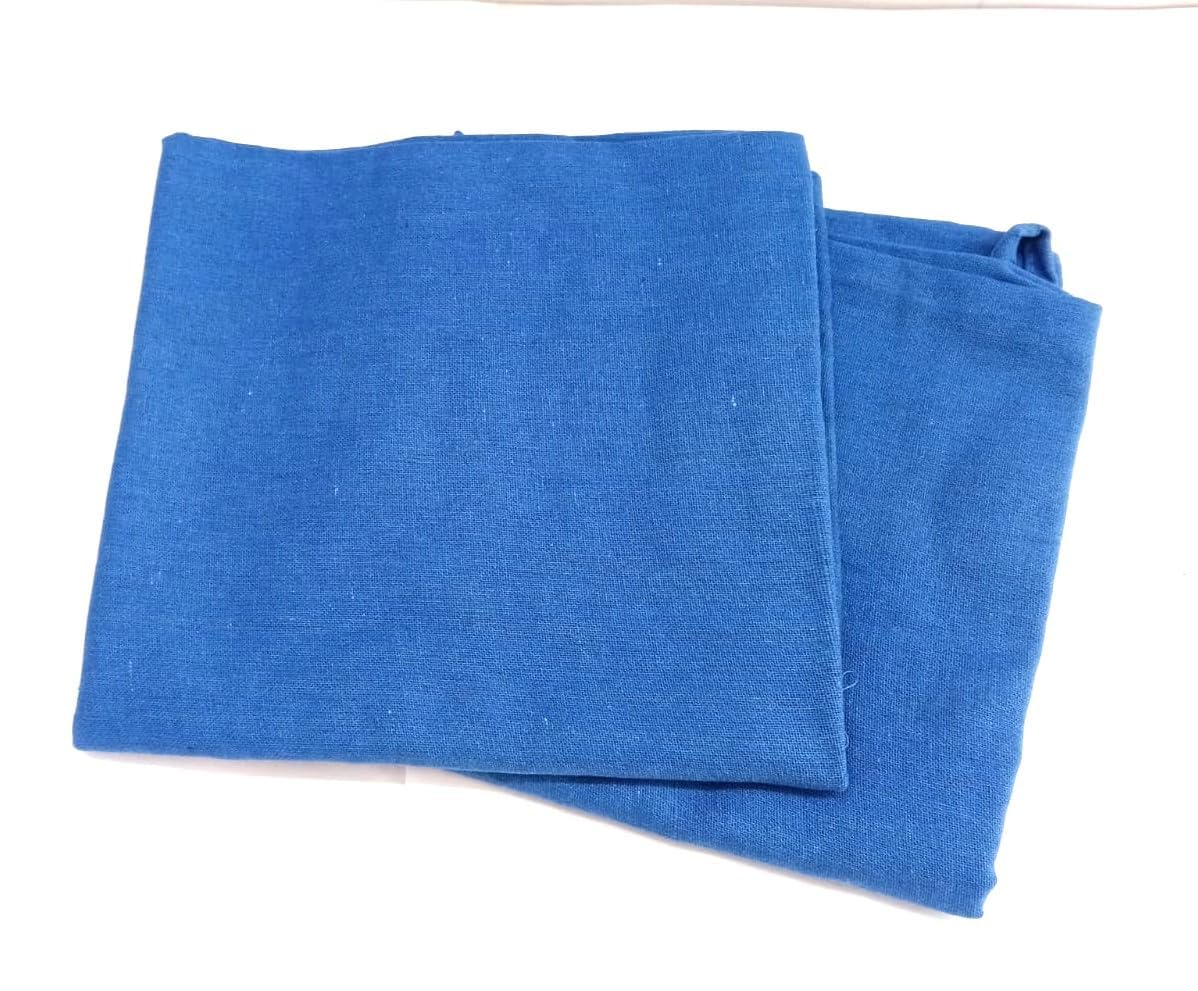 Saini_MEDICOS Wiederverwendbares Baumwolltuch (Größe: 91,4 x 137,2 cm, Farbe: Blau)-6