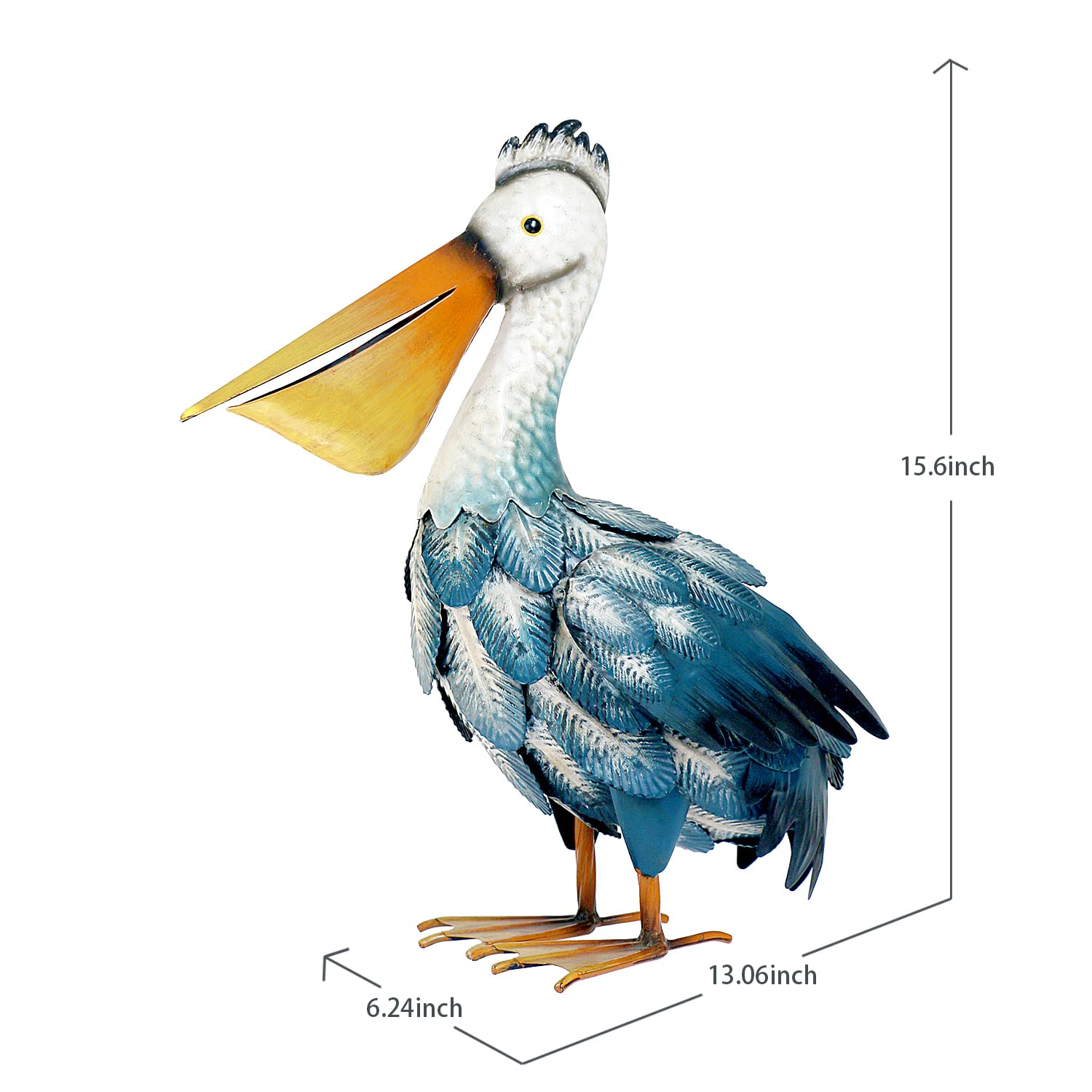 Amazon.com: Kircust Pelican Statues, Garden Outdoor Decor Yard Art